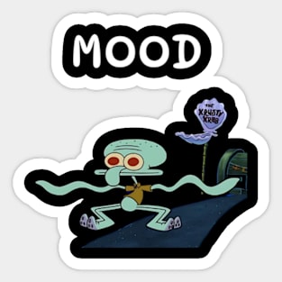 funny squidward dance moves Sticker